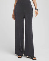 Chico's | Petite Travelers™ Wide-Leg Pocket Pants/ Lavastone