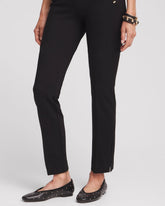 Chico's | Juliet Slim Trim Detail Ankle Pants/ Black