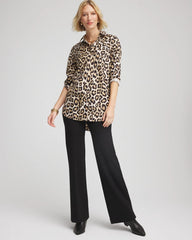 Chico's | Juliet Wide Full Length Pant/ Black