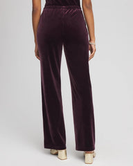 Chico's | Travelers™ Velvet No Tummy Pants/ Night Bloom