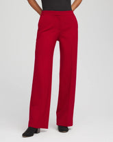 Chico's | Emme Wide-Leg Trouser Ponte Pants/ Carmine Red
