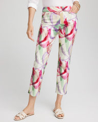 Chico's | Brigitte™ Slub Slim Cropped Pants/ Ecru