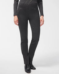 Chico's | Juliet Trim Detail Ponte Pants/ Graphite Heather Gray
