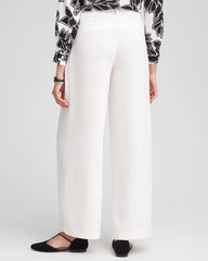 Chico's | Crepe Pleated Relaxed Pants/ Ecru