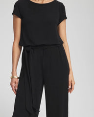 Chico's | Travelers™ Cap Sleeve Jumpsuit/ Travelers Black