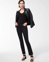 Chico's | Girlfriend Slim Full-Length Jeans/ Black