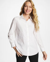 Chico's | Poplin Soutache Tunic/ Alabaster