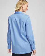 Chico's | No Iron™ Stretch Tunic/ Tidal Blue