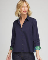 Chico's | Rope Status Nautical Shirt/ Passport Blue