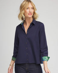 Chico's | Rope Status Nautical Shirt/ Passport Blue
