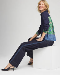 Chico's | Rope Status Nautical Shirt/ Passport Blue