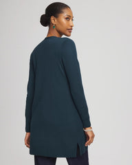 Chico's | Ella Pocketed Cardigan Sweater/ Teal Shadow