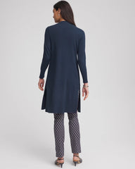 Chico's | Novelty Duster Button Cardigan/ Passport Blue