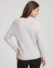 Chico's | Shine Boyfriend Cardigan/ Dove Gray