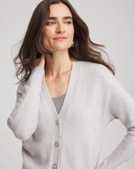 Chico's | Shine Boyfriend Cardigan/ Dove Gray