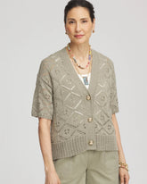 Chico's | Short Button-down Cardigan/ Washed Sage