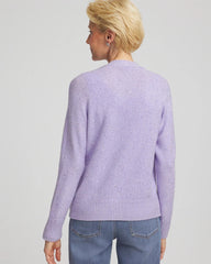 Chico's | Shine Boyfriend Cardigan/ Lilac Mist