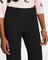 Chico's | Matte Jersey Cropped Pants/ Black