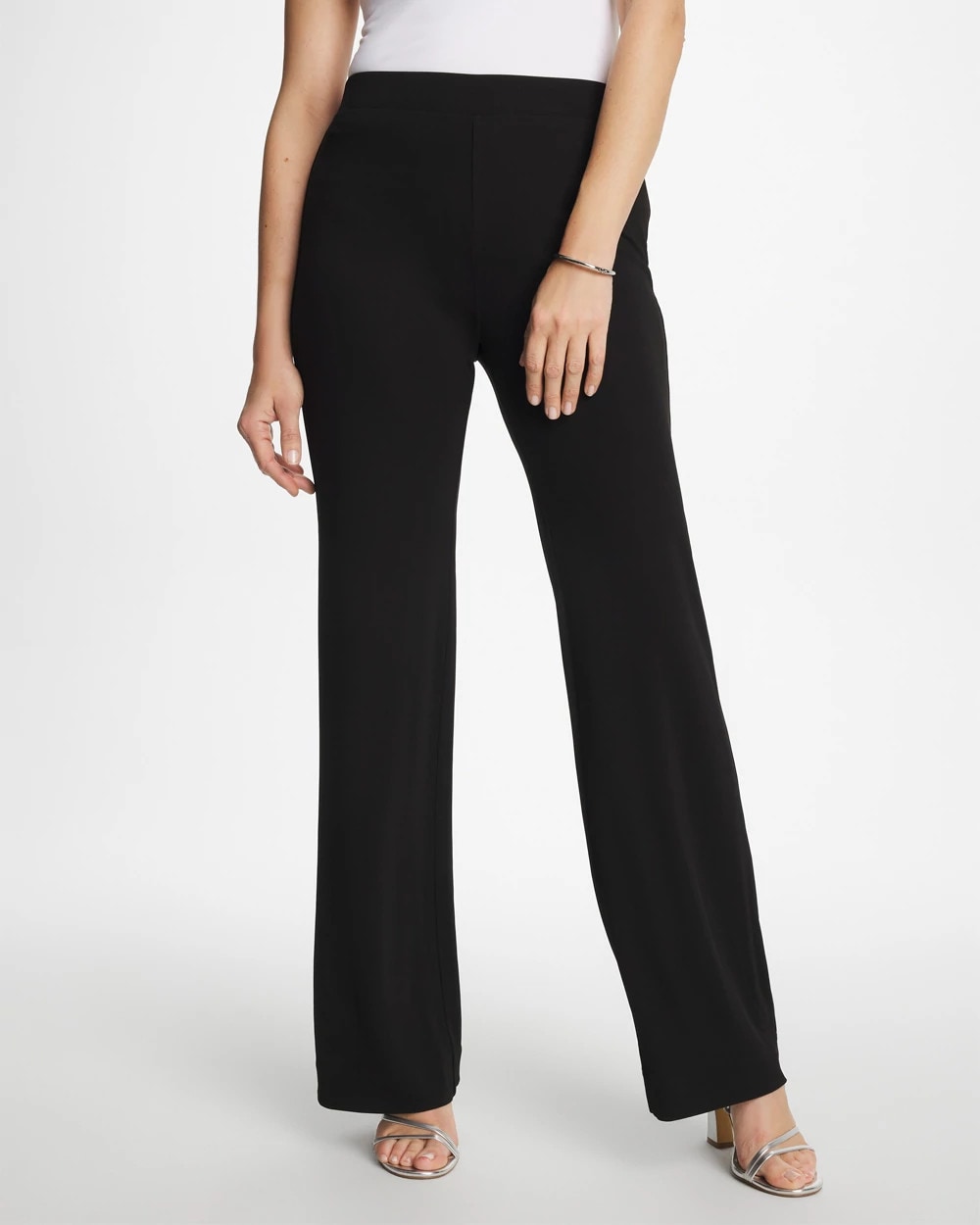Chico's | Matte Jersey Pants/ Black