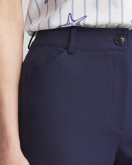 Chico's | Fly Front Ankle Pants/ Passport Blue