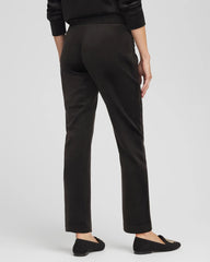 Chico's | Zenergy® Velour Tapered Ankle Pants/ Black