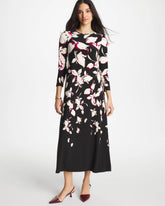 Chico's | Column Knit Maxi Dress/ Black