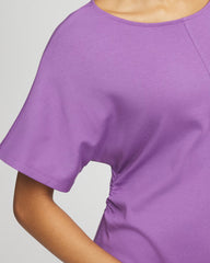 Chico's | Fit and Flare Cinched Waist Dress/ Plum Shade
