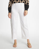 Chico's | Utility Wide Pull-On Crop Jeans/ Alabaster