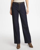 Chico's | Trapunto Wide-Leg High-Rise Jeans/ Cedar Rinse