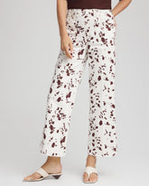 Chico's | Pampas Pony Pull on Wide Crop/ Ecru