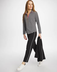 Chico's | Zenergy® UPF Lattice-Trim Ankle Pants/ Black
