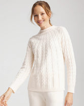 Chico's | Zenergy® Luxe Cable Sweater/ English Cream