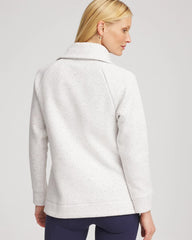 Chico's | Zenergy® Textured Rib Tunic/ Light Heather Gray