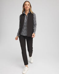 Chico's | Zenergy® UPF Front-Zip Travel Vest/ Black