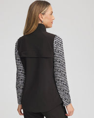 Chico's | Zenergy® UPF Front-Zip Travel Vest/ Black