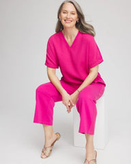 Chico's | Zenergy® Gauze Lounge Shirt/ Crushed Berries