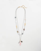 Chico's | Chico's Originals White Jade Ocean Necklace/ Silver