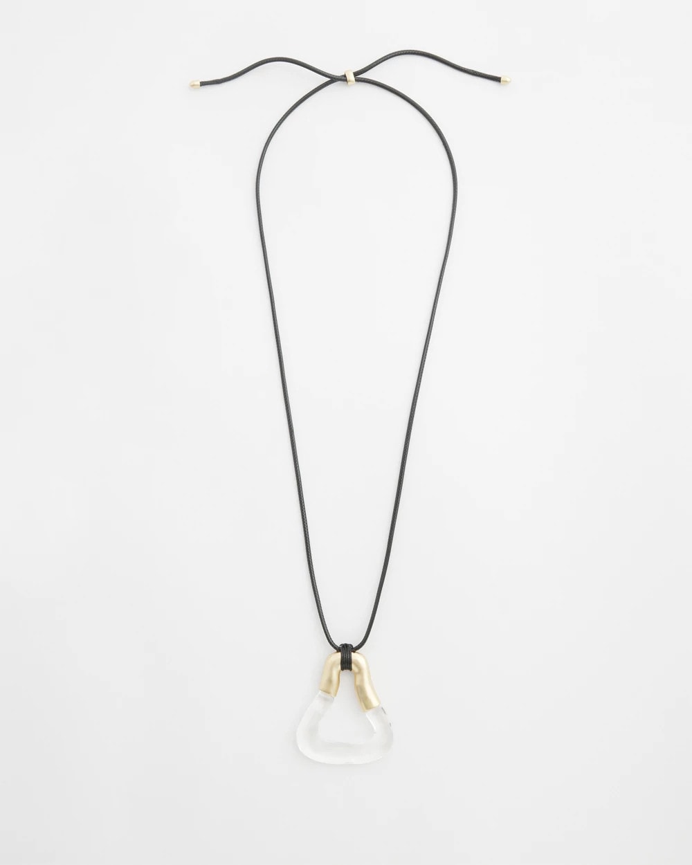 Chico's | Adjustable Lucite Pendant Necklace/ Lucite