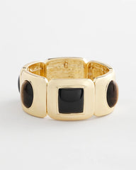Chico's | Neutral Gold Stretch Bracelet/ Neutral