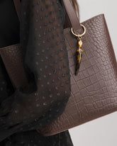 Chico's | Chico's Originals Tortoise Bag Charm/ Brown