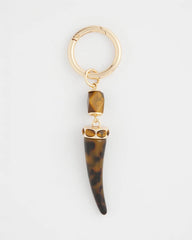 Chico's | Chico's Originals Tortoise Bag Charm/ Brown