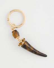 Chico's | Chico's Originals Tortoise Bag Charm/ Brown
