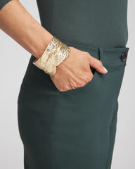 Chico's | Molten Goldtone Cuff Bracelet/ Gold