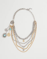 Chico's | Equestrian Mixed-Metal Multistrand Necklace/ Mixed Metals
