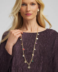 Chico's | Adjustable Charm Necklace/ Multi