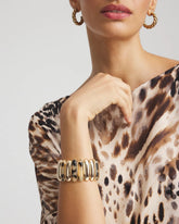 Chico's | Tortoise Stretch Bracelet/ Brown