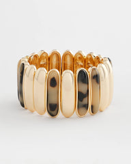 Chico's | Tortoise Stretch Bracelet/ Brown