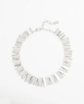Chico's | Silver Wave Collar Necklace/ Silver