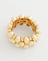 Chico's | Gold Bead Stretch Ring/ Gold