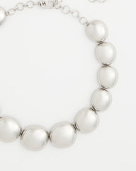 Chico's | Silver Pebble Collar Necklace/ Silver